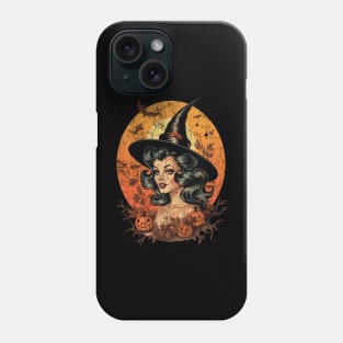 Vintage Witch - Halloween Design Phone Case