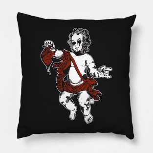 LOVE CUPID VALENTINES CHERUB HEART BREAKER DESIGN Pillow