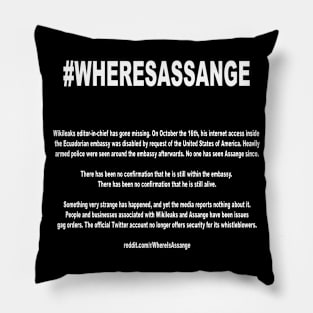 #Wheresassange Pillow