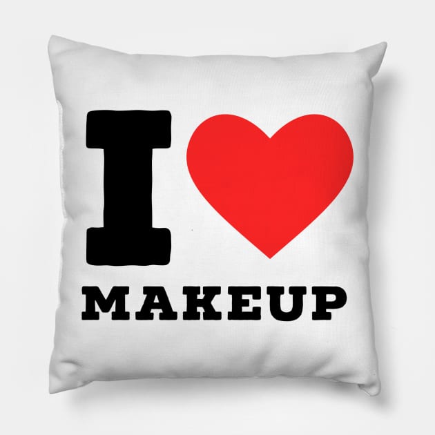 I love makeup Pillow by richercollections