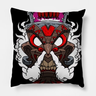 Tribal mask with vape RDA Pillow