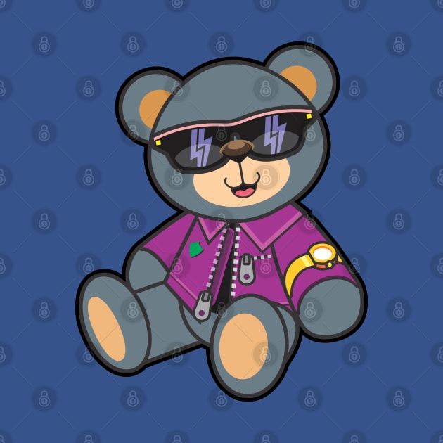 Cool Teddy Bear by Vector-Artist