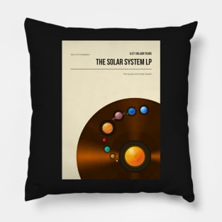 The Solar System LP Vinyl Book Cover Poster Pillow