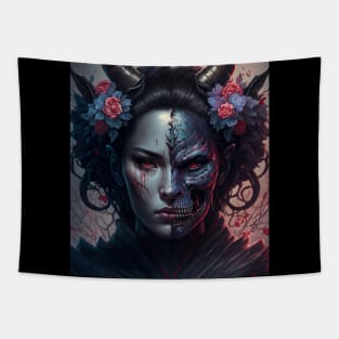 Geisha Oni Tapestry