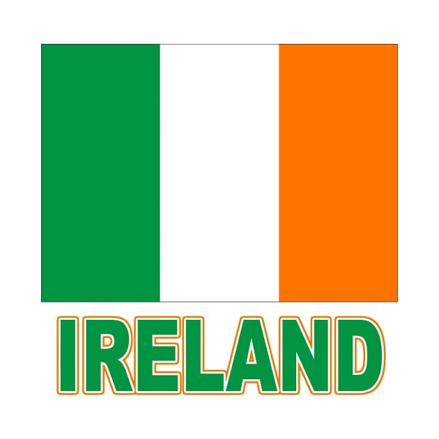 The Pride of Ireland - Irish Flag Design by Naves