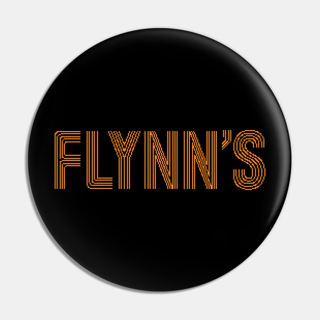 Flynn's - pixel Pin by CCDesign