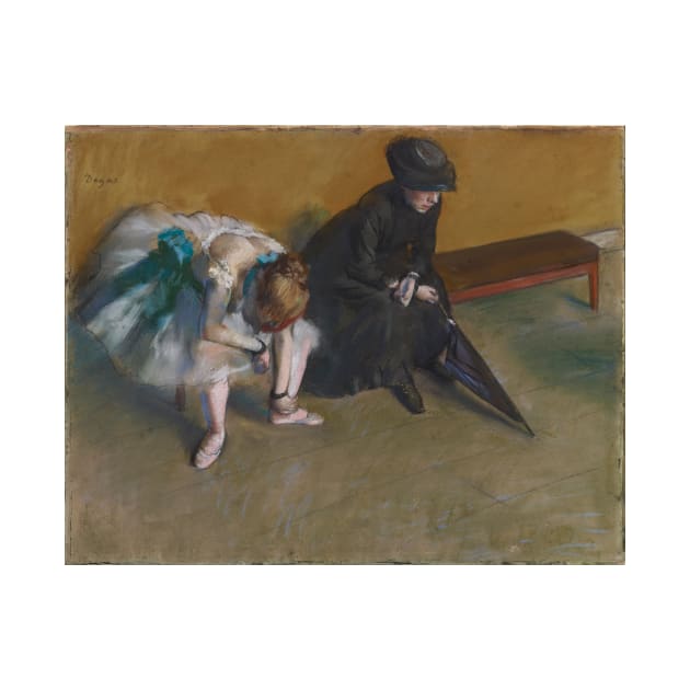 Waiting - Edgar Degas by themasters