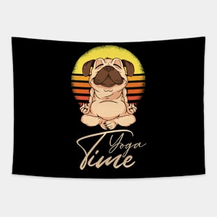 Zen Dogs Love Yoga Tapestry