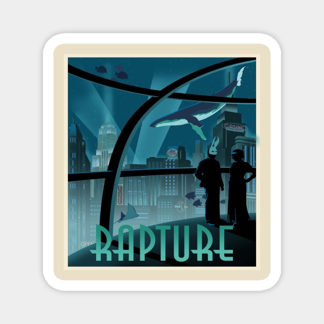 Bioshock Rapture Poster Magnet by gruntcooker