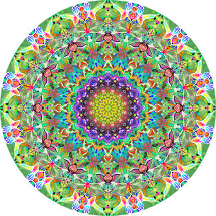 RAINBOW MANDALA Magnet