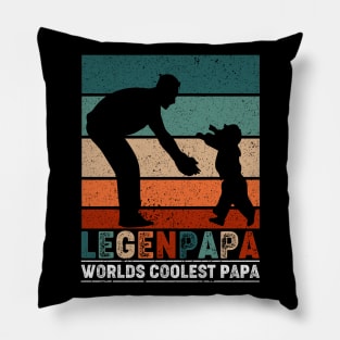 Fathers Day Grandpa LegenGrandpa World's Coolest Grandpa Pillow