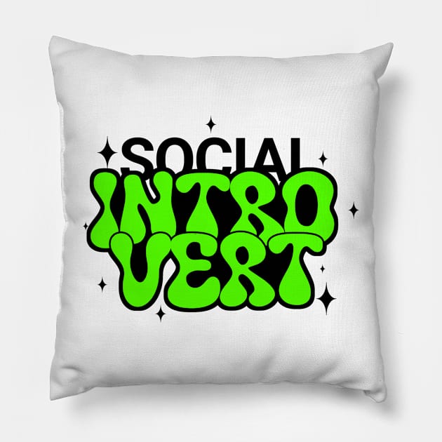 People introvert Pillow by Cahya. Id