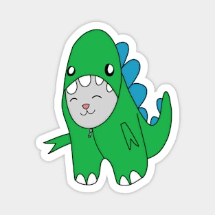 Cute Catzilla Magnet