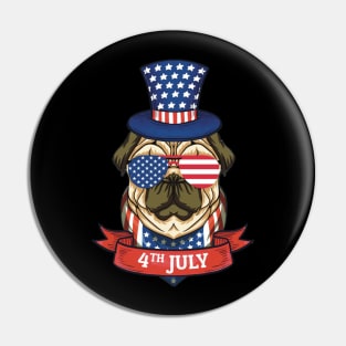 4th of July Pin