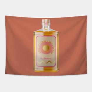 Does It Look Like I Care Whiskey Bottle Tapestry