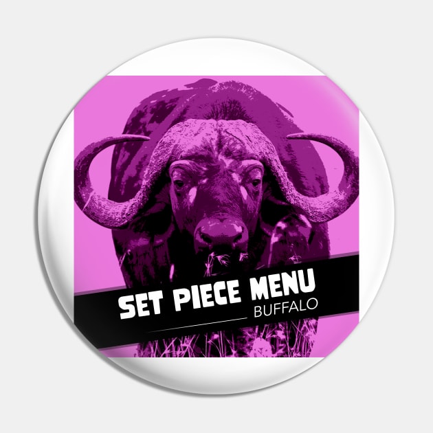 SPM Buffalo Pink Pin by Set Piece Menu Podcast