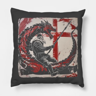 St George And The Dragon Pillow