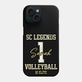 Sarah #1 SC Legends (12 Elite) - Black Phone Case