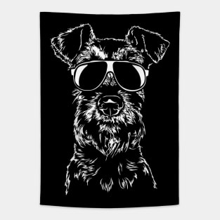 Funny Irish Terrier sunglasses cool dog Tapestry