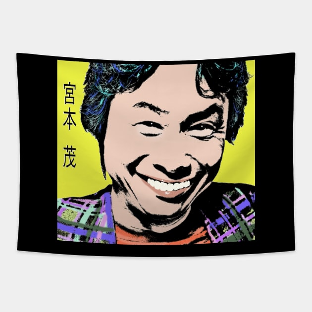 Shigeru Myamoto POP #1 Tapestry by SiSuSiSu