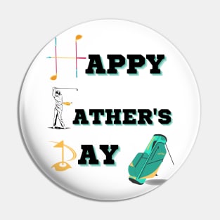 Golf Father's Day Pin