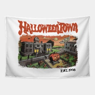 Retro Spooky Season PNG, Spooky Season Png, Halloween Png, Groovy Halloween png, Spooky Season Distressed, Spooky png, Retro png, Png File 6 Tapestry