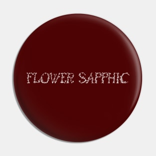 Flower Sapphic Pin