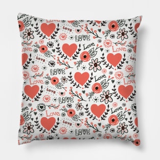 Love Doodles Pillow