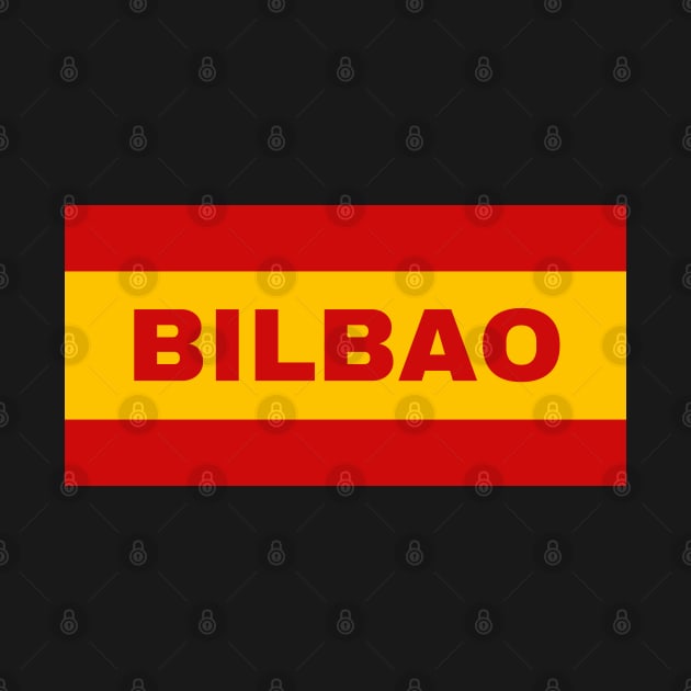 Bilbao City in Spanish Flag Colors by aybe7elf