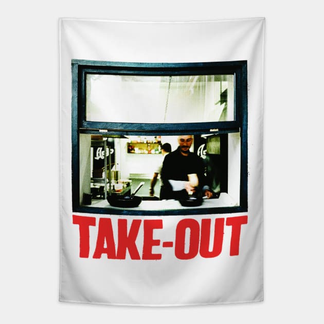 Take-Out Tapestry by Spenceless Designz