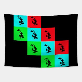 Cute penguin - pop art style Tapestry