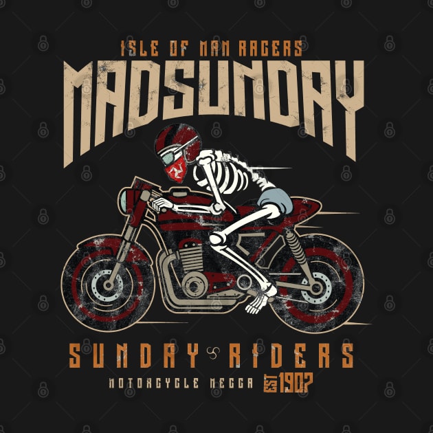 Isle Of Man Road Racing Mad Sunday by SpottydoggCreatives