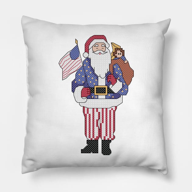 All American Santa Claus Pillow by inotyler