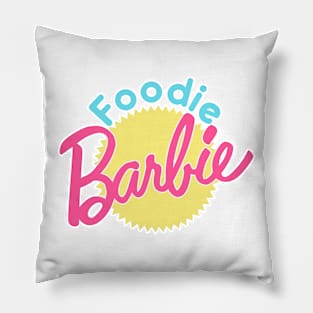 Foodie Barbie Serving Up Stylish Flavors Pillow