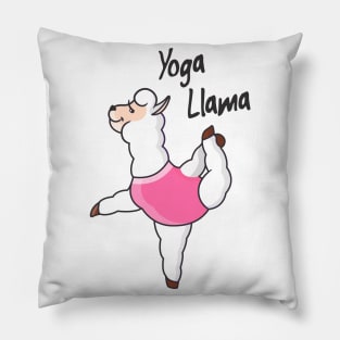 Yoga Llama Meditation Yogi Funny Gift Pillow