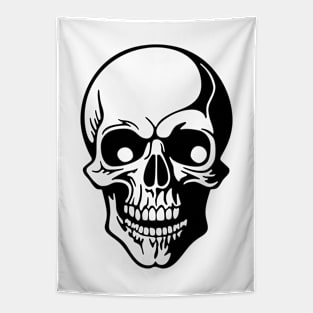 Intricate Skull Tapestry