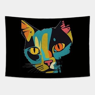 Picasso Cat Tapestry