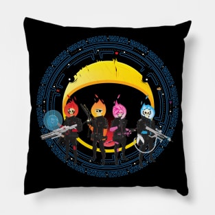 Pacman Ghosts Pillow