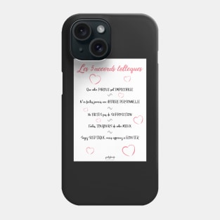 Toltec agreements poster Phone Case