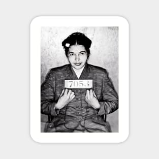 Rosa Parks Mug Shot Magnet