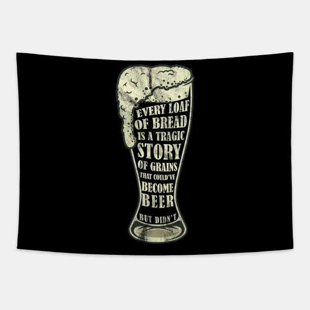 The Story of Beer Tapestry by Theretrotee