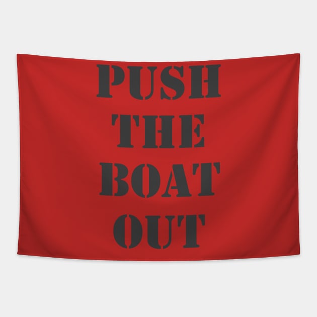 Push The Boat Out Tapestry by Retrofloto