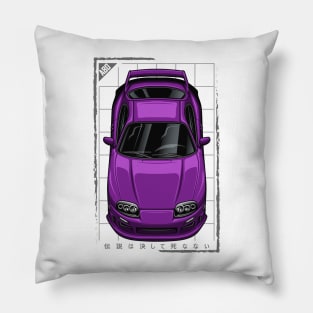 Supra JZA80 MKIV (Midnight Purple) Pillow