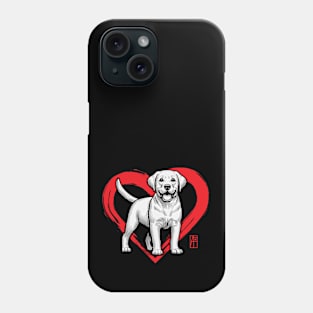 I Love My Labrador Retriever - I Love my dog - Gentle dog Phone Case