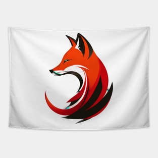 Focus Fox Face Tapestry