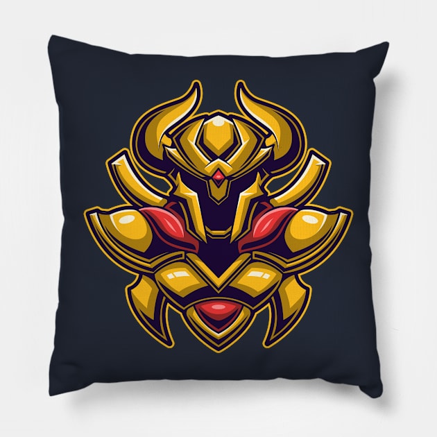 Masked knight Pillow by mightyfire