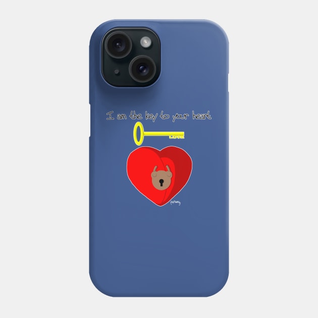 I am the key to your heart Phone Case by telberry