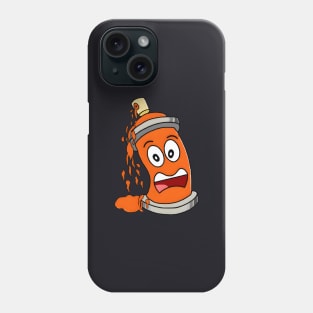 Graffiti Funny Cartoon Spray Can Character Phone Case