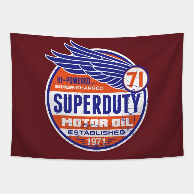 Superduty Motor Oil Tapestry by spicoli13