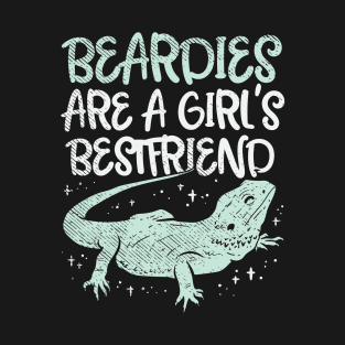 Beardies Are A Girl's Best Friend T-Shirt